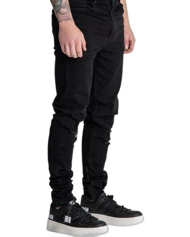 GIANNI KAVANAGH JEANS SLIM FIT RIPPED NEGRO
