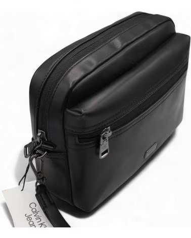 BEAUTY CASE CALVIN KLEIN JEANS PLAQUE POUCH NERO