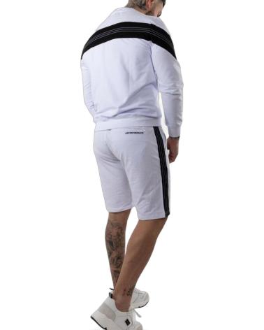 ANTONY MORATO PANTALON CORTO FIT DE FELPA BLANCO