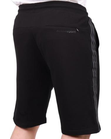 ANTONY MORATO PANTALON CORTO FIT DE FELPA NEGRO