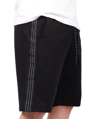 ANTONY MORATO PANTALON CORTO FIT DE FELPA NEGRO