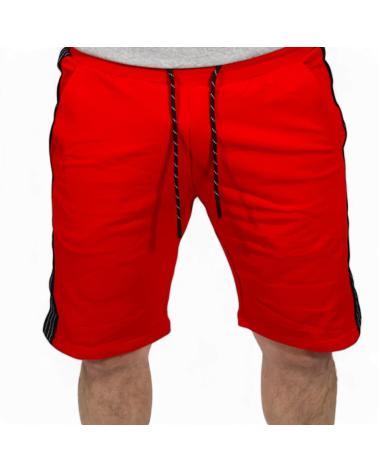 ANTONY MORATO PANTALON CORTO FIT DE FELPA ROJO