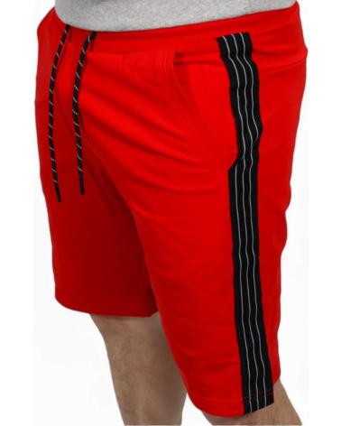 ANTONY MORATO PANTALON CORTO FIT DE FELPA ROJO