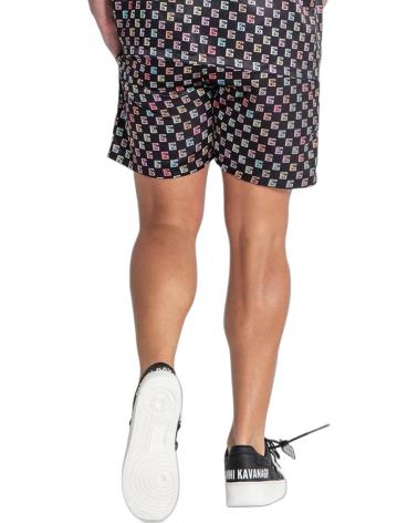 GIANNI KAVANAGH PANTALON CORTO SATINADO ALMA NEGRO