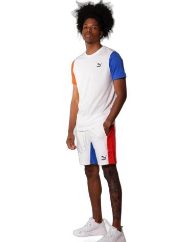 PUMA SHORT CLASSICS BLOCK 8 BLANCO