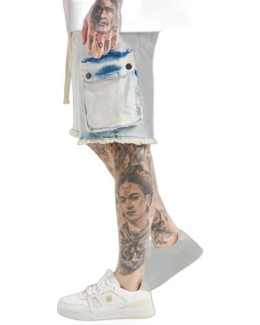 SIKSILK SHORT X MESSI DENIM BLANCO