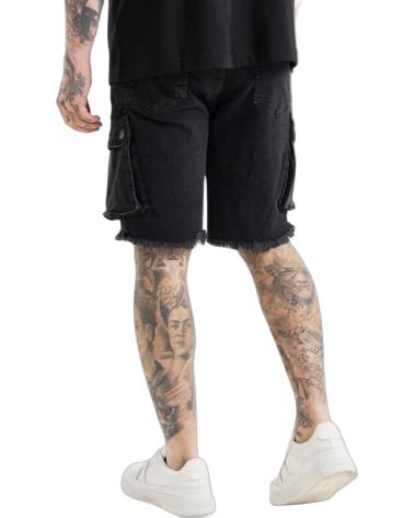 SIKSILK SHORT X MESSI DENIM NEGRO