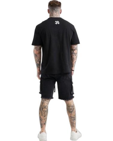 SIKSILK SHORT X MESSI DENIM NEGRO