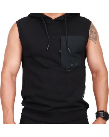 ANTONY MORATO SUDADERA SIN MANGAS MEZCLA ALGODON NEGRO