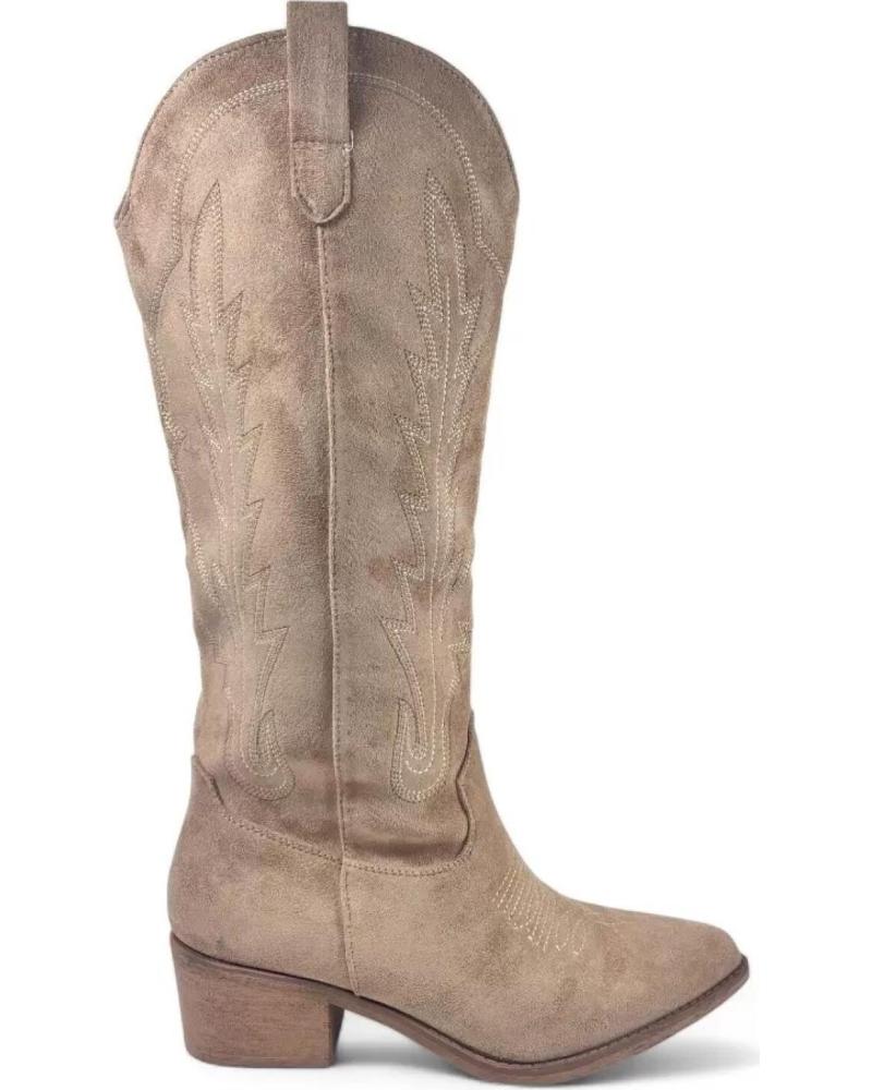 TIMBOS DAMEN COWBOYSTIEFEL MODELL 132231 KHAKI MARRóN