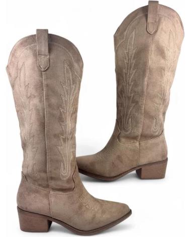 TIMBOS DAMEN COWBOYSTIEFEL MODELL 132231 KHAKI MARRóN