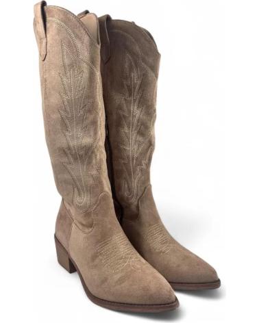 TIMBOS DAMEN COWBOYSTIEFEL MODELL 132231 KHAKI MARRóN