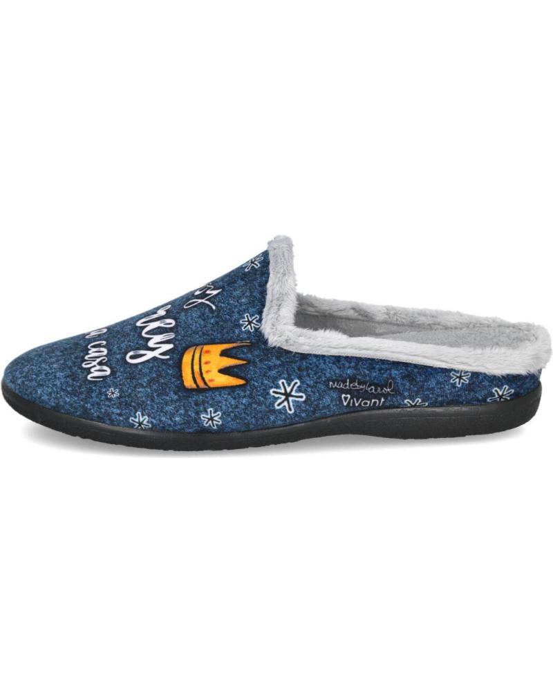 VIVANT V-ST-C252031INMN ZAPATILLAS DE CASA HOMBRE AZUL