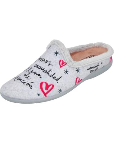 VIVANT V-OH-C252026INGR ZAPATILLAS DE CASA MUJER GRIS