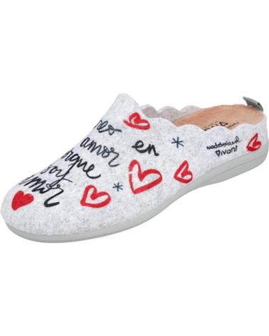 VIVANT V-IL-C252013FIGR ZAPATILLAS DE CASA MUJER GRIS