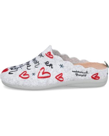 VIVANT V-IL-C252013FIGR ZAPATILLAS DE CASA MUJER GRIS