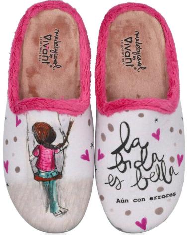 VIVANT V-OH-C252006INMV ZAPATILLAS DE CASA MUJER GRIS