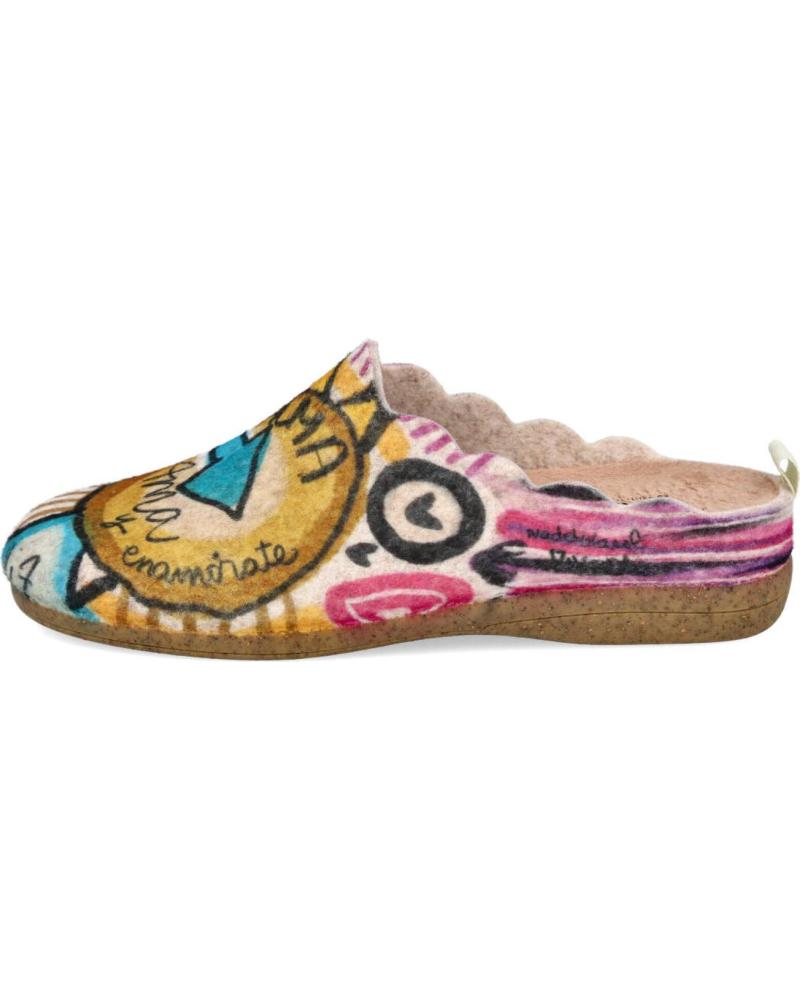 VIVANT V-IL-C252018FIBG ZAPATILLAS DE CASA MUJER BEIGE