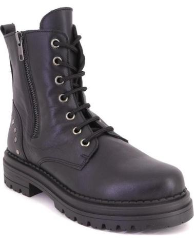 KAMINA 7077 BOTINES DE MUJER PIEL NEGRO