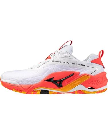 MIZUNO ZAPATILLAS WAVE STEALTH NEO 2 BLANCO-NARANJA AZUL