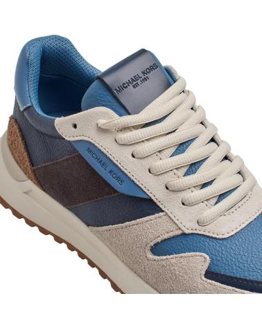 MICHAEL KORS ZAPATILLAS HOMBRE DAX TRAINER 44F5DAFS1L AZUL-GRIS