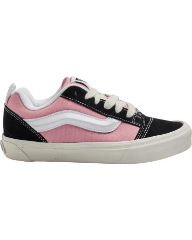 VANS OFF THE WALL ZAPATILLAS MUJER KNU SKOOL VN000D22B9P1 ROSA-NEGRO