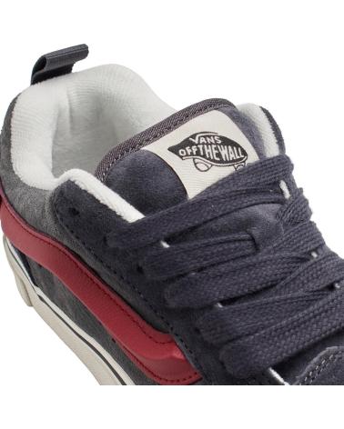 VANS OFF THE WALL ZAPATILLAS KNU SKOOL PARA HOMBRE Y MUJER VN000D22BGG1 GRIS-ROJO