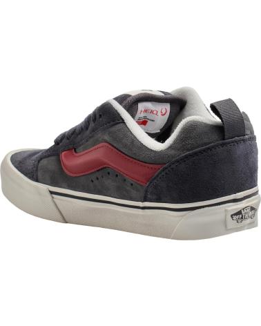 VANS OFF THE WALL ZAPATILLAS KNU SKOOL PARA HOMBRE Y MUJER VN000D22BGG1 GRIS-ROJO