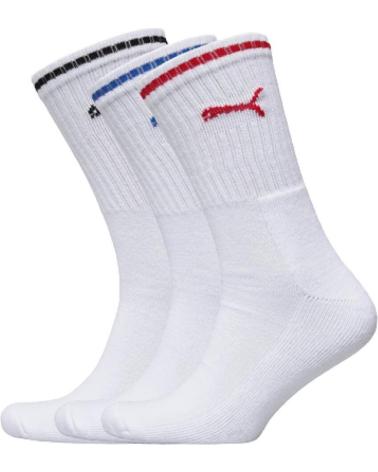 PUMA CALCETINES SPORT CREW BLANCO