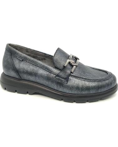 FLUCHOS MOCASIN GLADIS F1794 GRIS METAL METáLICO