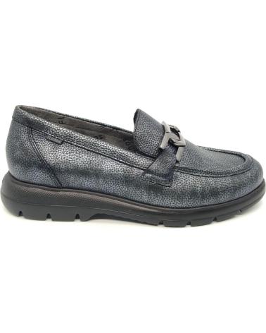 FLUCHOS MOCASIN GLADIS F1794 GRIS METAL METáLICO