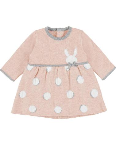 MAYORAL VESTIDOS CASUAL PARA NINA 2805 VESTIDO DE TRICOTOSA PARA REC ROSA