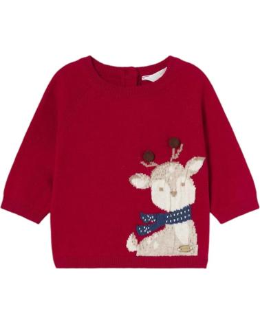 MAYORAL CHAQUETAS PARA NINO 2306 JERSEY MOTIVO JACQUARD RECIEN NACID ROJO
