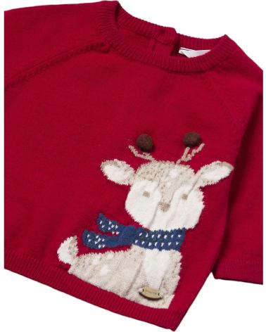 MAYORAL CHAQUETAS PARA NINO 2306 JERSEY MOTIVO JACQUARD RECIEN NACID ROJO