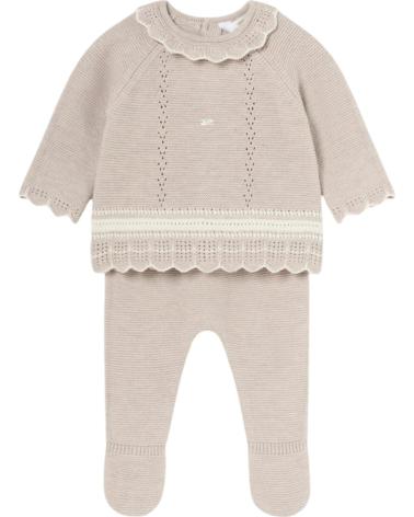 MAYORAL CONJUNTOS DE ROPA PARA BEBES NINA 2501 CONJUNTO POLAINA Y JE BEIGE