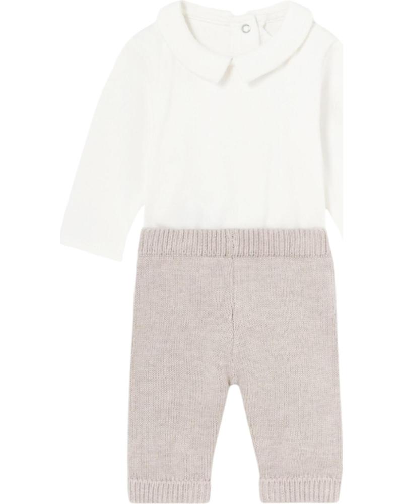 MAYORAL CONJUNTOS DE ROPA PARA BEBES NINO 2516 CONJUNTO 3 PIEZAS TRI BEIGE