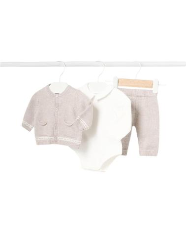 MAYORAL CONJUNTOS DE ROPA PARA BEBES NINO 2516 CONJUNTO 3 PIEZAS TRI BEIGE