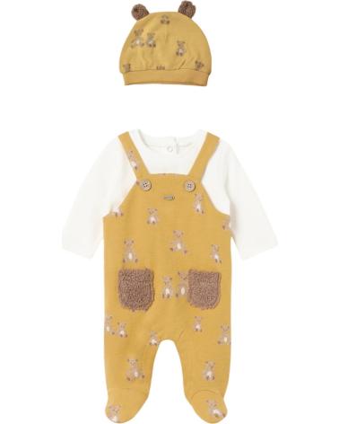 MAYORAL CONJUNTOS DE ROPA PARA BEBES NINO 2618 PELELE CON GORRO MARRóN