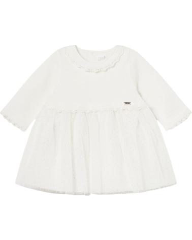 MAYORAL VESTIDOS CASUAL PARA NINA 2806 VESTIDO COMBINADO TUL BEIGE