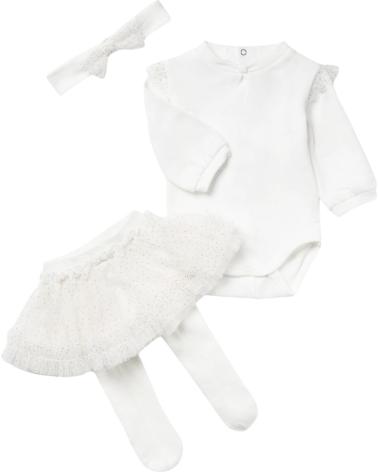 MAYORAL CONJUNTOS DE ROPA PARA BEBES NINA 2814 CONJUNTO TRES PIEZAS BEIGE