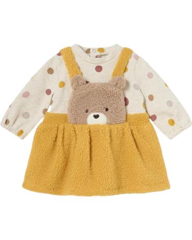 MAYORAL CONJUNTOS DE ROPA PARA BEBES NINA 2881 PELELE FALDA MARRóN