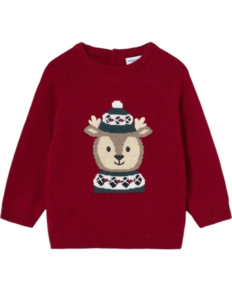 MAYORAL CHAQUETAS PARA NINO 2310 JERSEY INTARSIA BEBE ROJO
