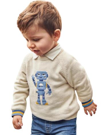 MAYORAL CHAQUETAS PARA NINO 2310 JERSEY INTARSIA BEBE BEIGE