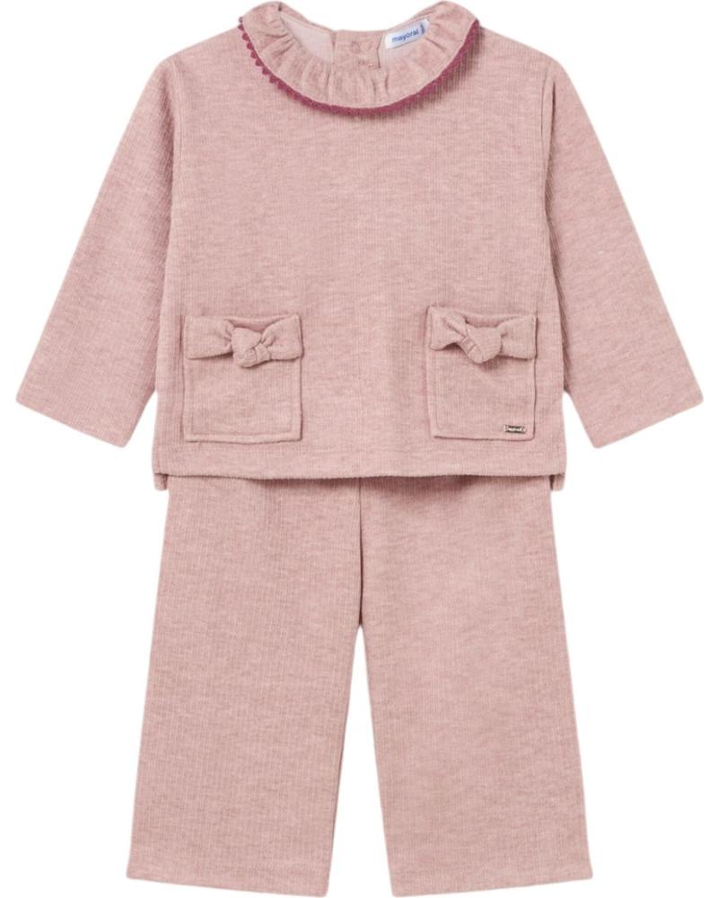 MAYORAL CONJUNTOS DE ROPA PARA BEBES NINA 2550 CONJUNTO PANTALON Y S ROSA
