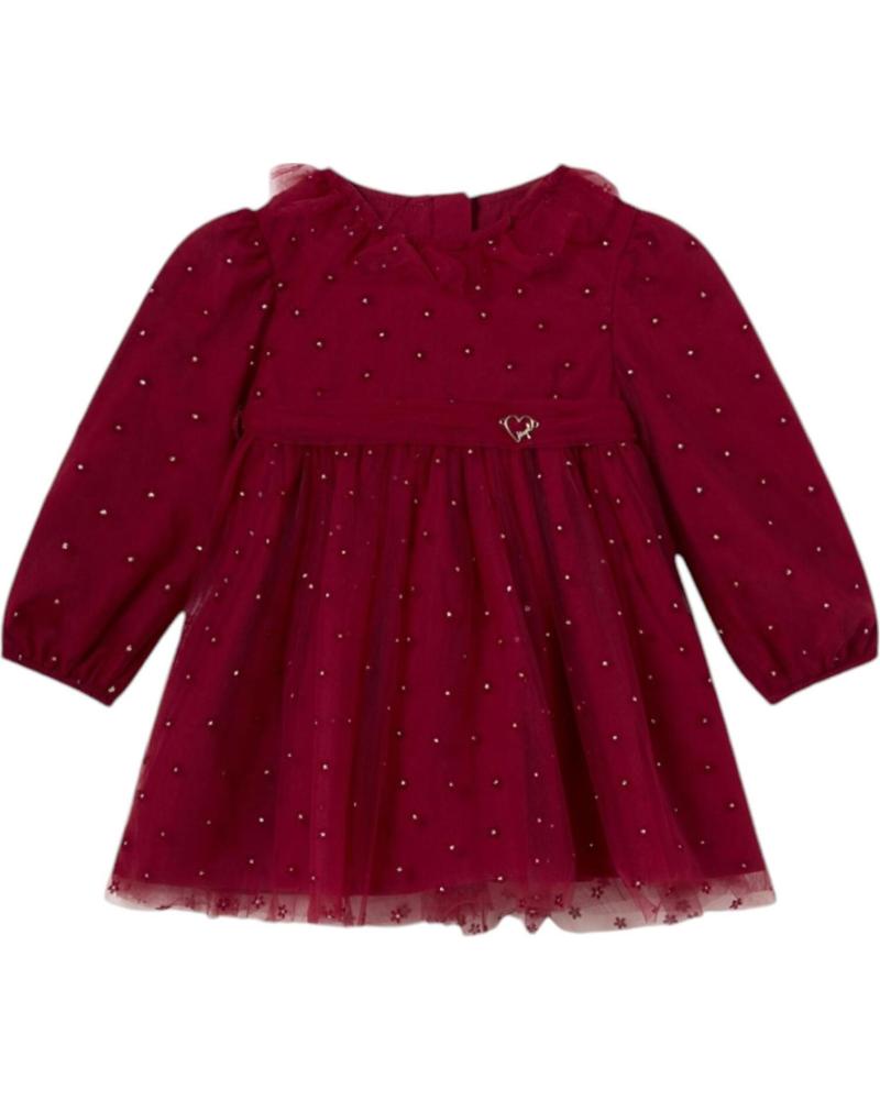 MAYORAL VESTIDOS CASUAL PARA NINA 2907 ROJO