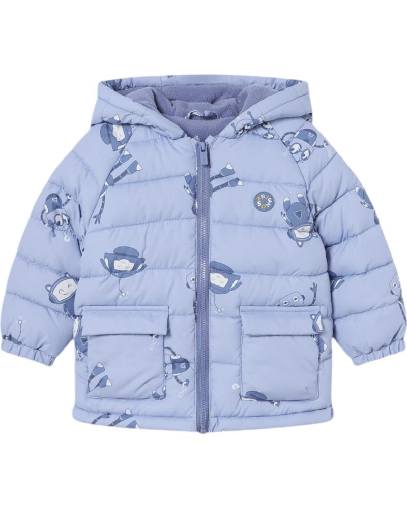 MAYORAL 2469 BLUE PADDED PRINTED JACKET FOR BOY AZUL
