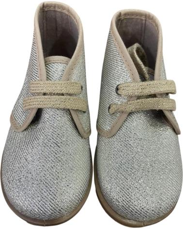 BOTÍN PISACACAS LAME ORO CON CORDONES ANDREA RUIZ 1100 AMARILLO