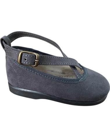 BALLERINA ANDREA RUIZ 111 SERRATEX GRIGIA CON CINTURINO INCROCIATO E FIBBIA GRIS