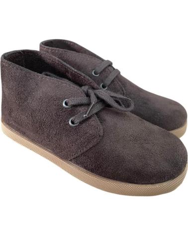 ANDREA RUIZ PISACACAS 1100 UNISEX SUEDE BOOTS - CHOCOLATE MARRóN