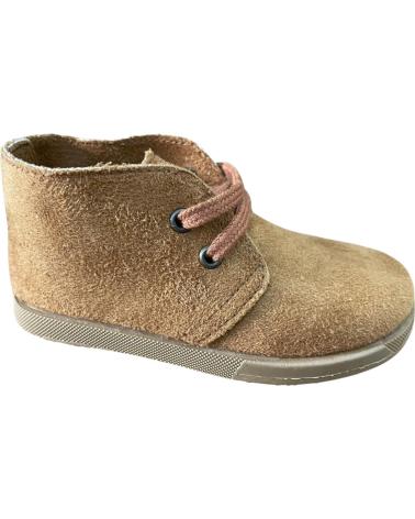 ANDREA RUIZ PISACACAS 1100 UNISEX SUEDE BOOTS - CAMEL NARANJA